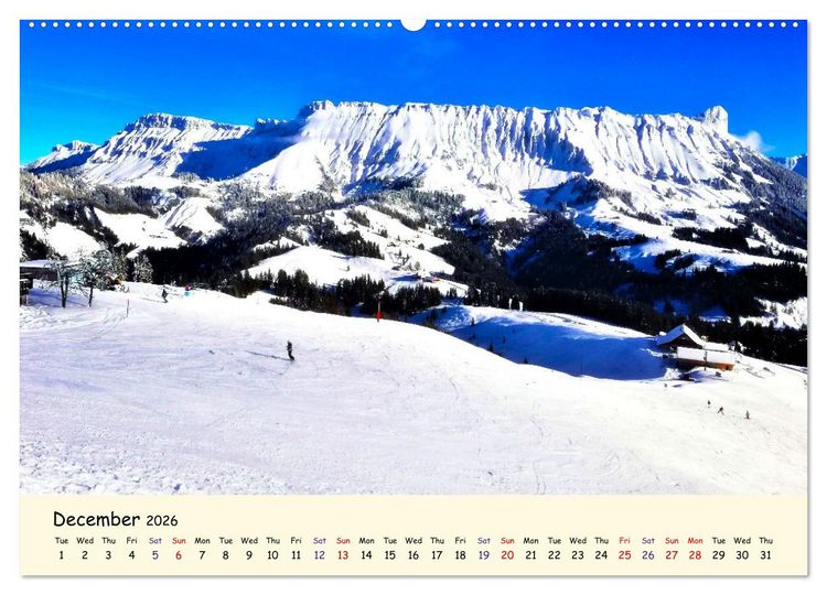 Produktbild: Switzerland and its majestic Alps (Wall Calendar 2026 DIN A2 landscape), CALVENDO 12 Month Wall Calendar