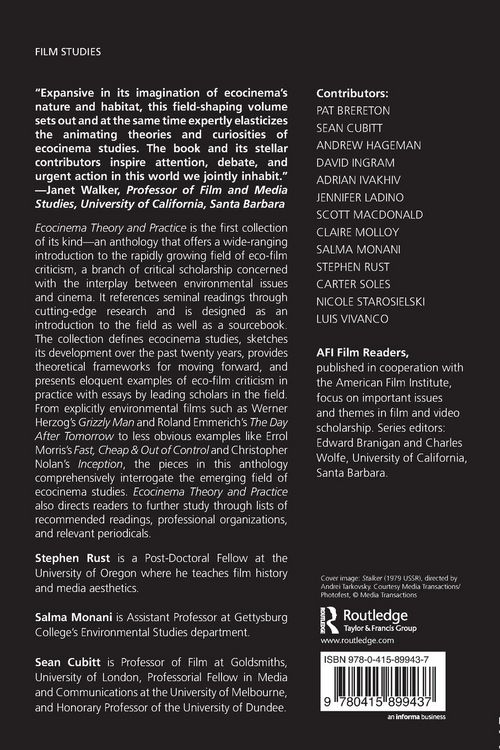 Produktbild: Ecocinema Theory and Practice