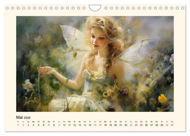 Produktbild: Feenglanz (Wandkalender 2026 DIN A4 quer), CALVENDO Monatskalender