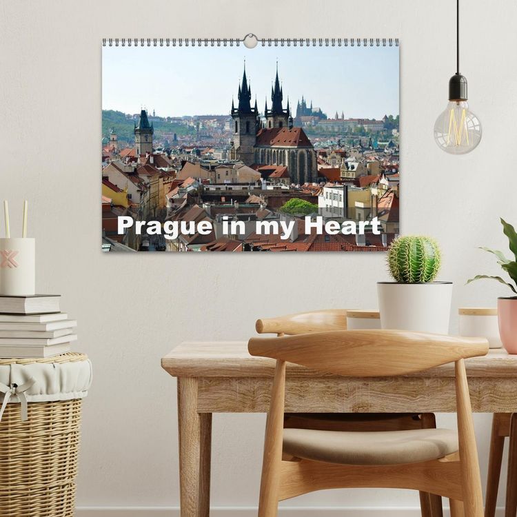Produktbild: Prague in my heart (Wall Calendar 2026 DIN A3 landscape), CALVENDO 12 Month Wall Calendar