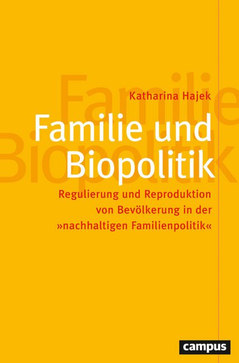 Produktbild: Familie und Biopolitik