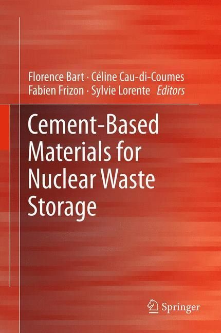 Produktbild: Cement-Based Materials for Nuclear Waste Storage