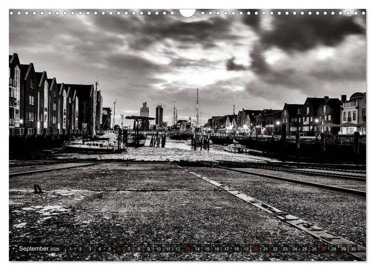 Produktbild: Ein Blick auf Husum (Wandkalender 2026 DIN A3 quer), CALVENDO Monatskalender