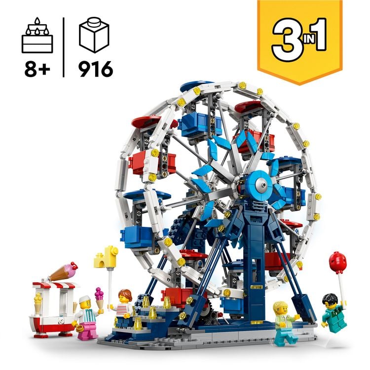 Produktbild: LEGO Creator 3-in-1-Set 31389 Legend&auml;res Riesenrad, Spielzeug ab 8 Jahre