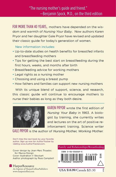 Produktbild: Nursing Your Baby 4e (Revised)