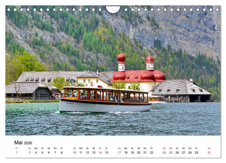 Produktbild: Im Land des K&ouml;nigssees (Wandkalender 2026 DIN A4 quer), CALVENDO Monatskalender