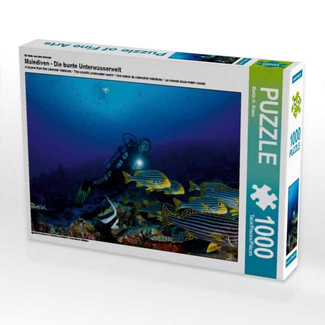 Produktbild: Ein Motiv aus dem Kalender Malediven - Die bunte Unterwasserwelt (Puzzle)