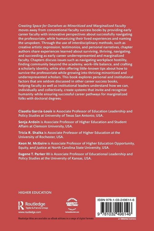 Produktbild: Creating Space for Ourselves as Minoritized and Marginalized Faculty