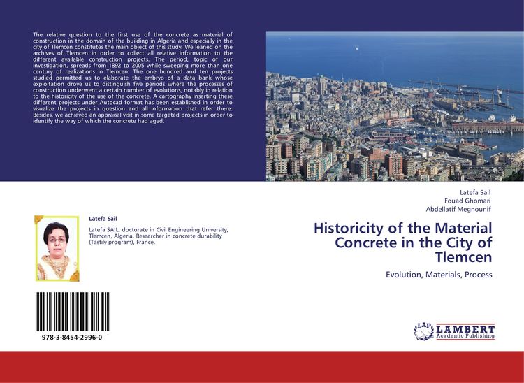 Produktbild: Historicity of the Material Concrete in the City of Tlemcen