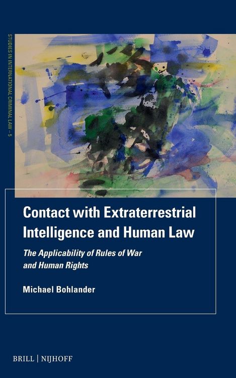 Produktbild: Contact with Extraterrestrial Intelligence and Human Law