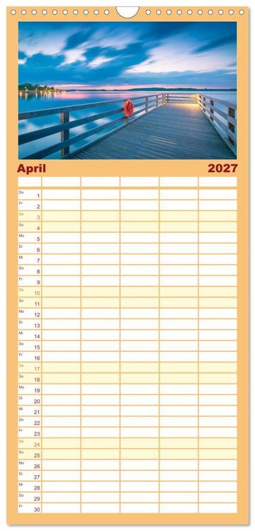 Produktbild: Familienplaner 2027 - Willkommen im Saalekreis mit 5 Spalten (Wandkalender, 21 x 45 cm) CALVENDO