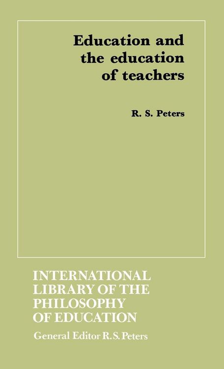 Produktbild: Education and the Education of Teachers