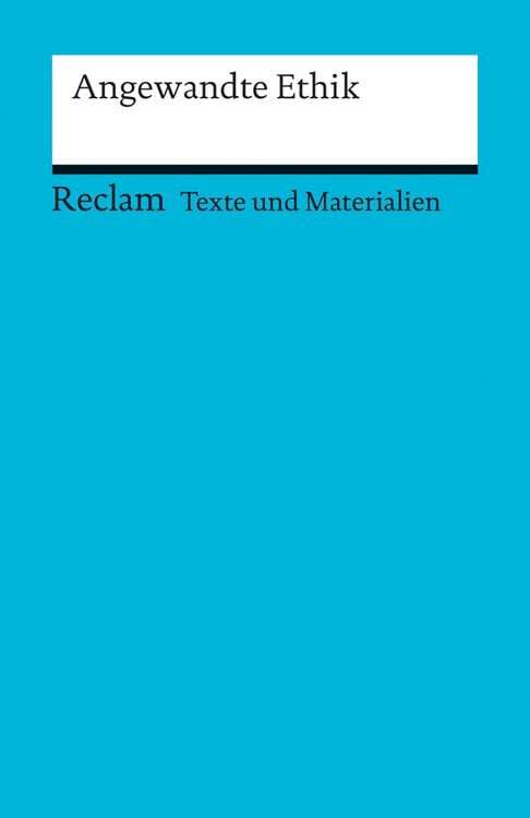 Produktbild: Angewandte Ethik