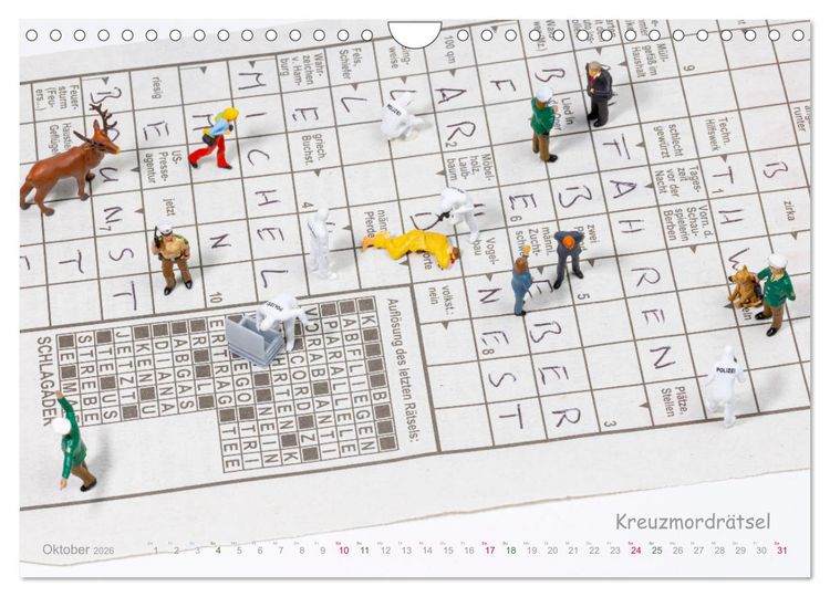Produktbild: B&uuml;stenhalter ... und andere Mini-Welten (Wandkalender 2026 DIN A4 quer), CALVENDO Monatskalender