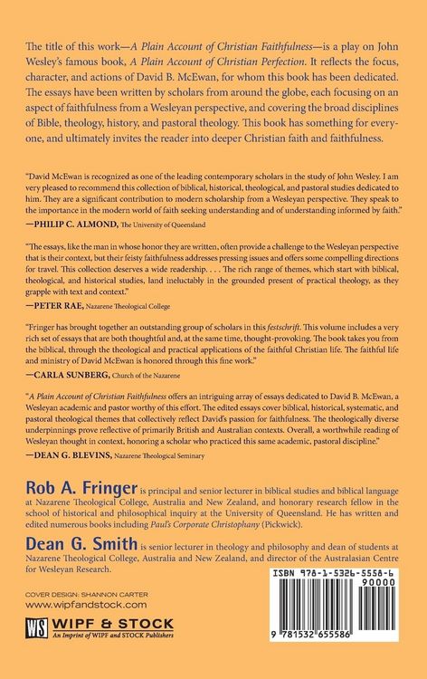 Produktbild: A Plain Account of Christian Faithfulness