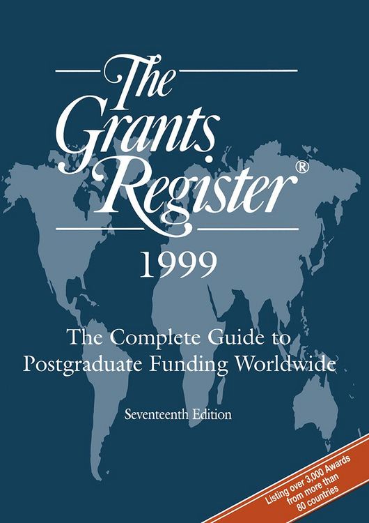 Produktbild: The Grants Register 1999