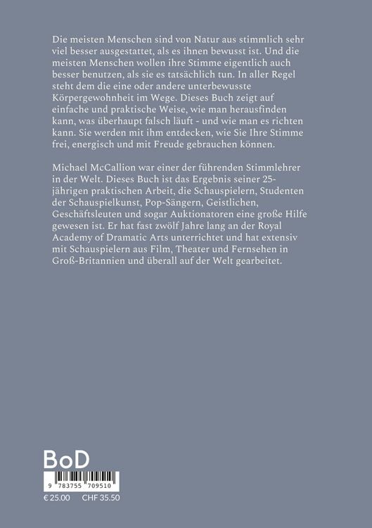 Produktbild: Das Buch der Stimme