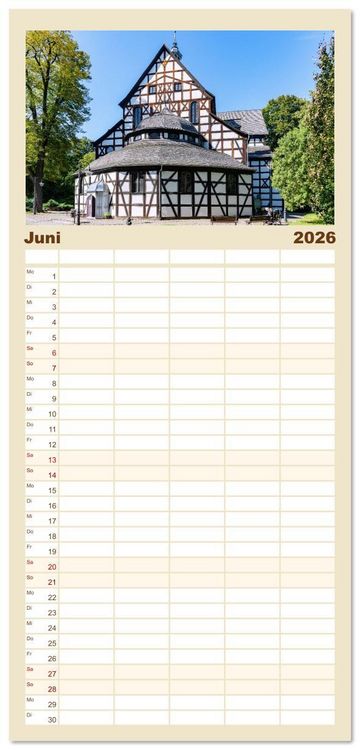 Produktbild: Familienplaner 2026 - Polen. Von Krakau bis Danzig: Bilder voller Atmosph&auml;re mit 5 Spalten (Wandkalender, 21 x 45 cm) CALVENDO