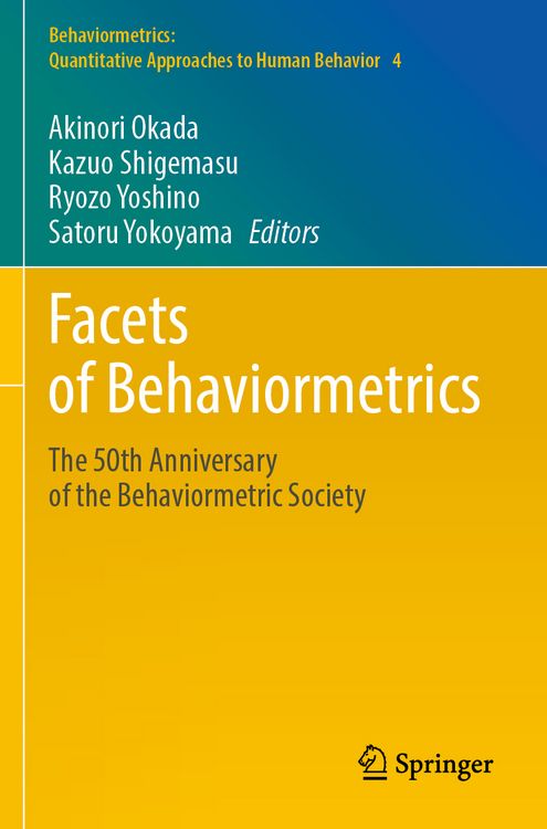 Produktbild: Facets of Behaviormetrics