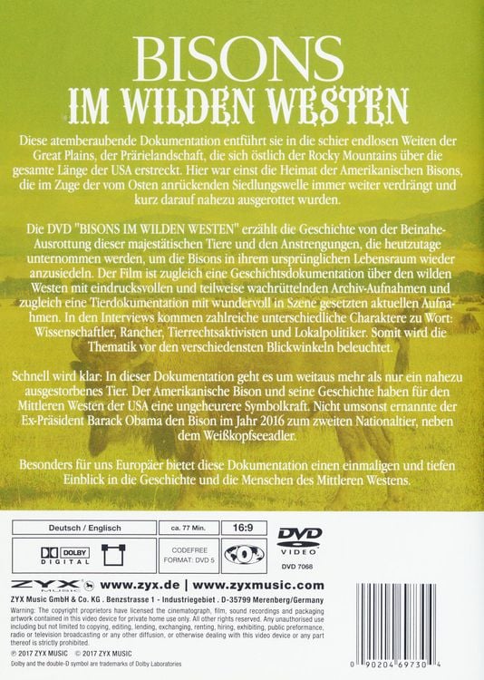 Produktbild: Bisons im Wilden Westen