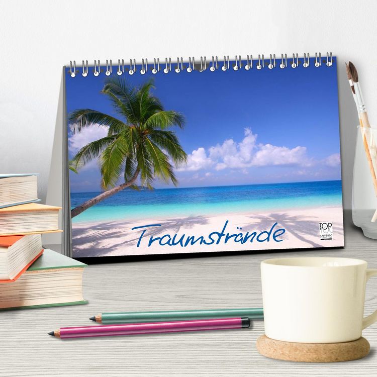 Produktbild: Traumstr&auml;nde (Tischkalender 2026 DIN A5 quer), CALVENDO Monatskalender