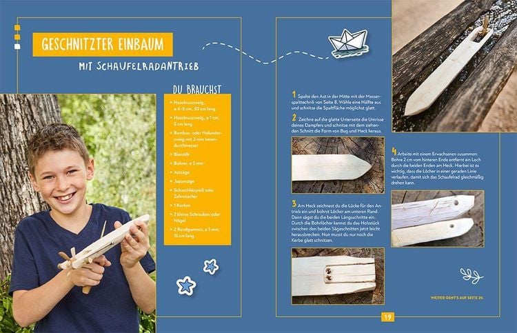 Produktbild: Kreativstart Kids Schnitzen. Anleitungsbuch und Material
