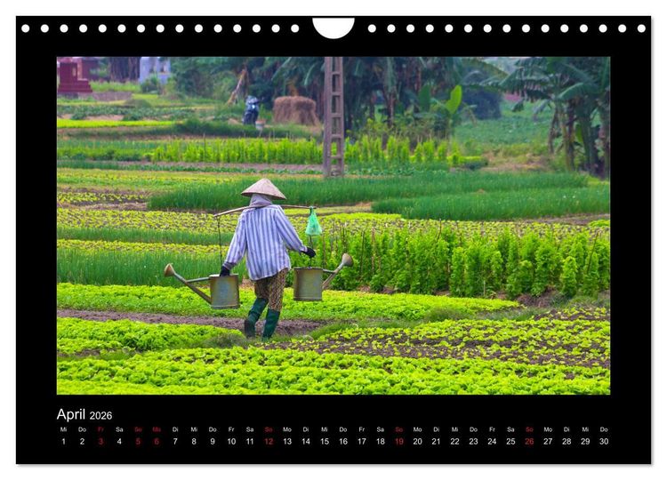 Produktbild: Unterwegs in Vietnam (Wandkalender 2026 DIN A4 quer), CALVENDO Monatskalender