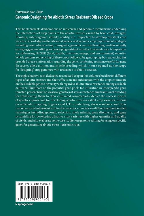 Produktbild: Genomic Designing for Abiotic Stress Resistant Oilseed Crops