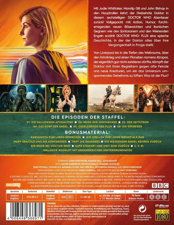 Produktbild: Doctor Who - Staffel 13: Flux [2 BRs]