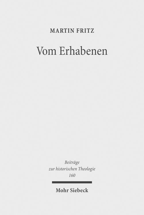 Produktbild: Vom Erhabenen