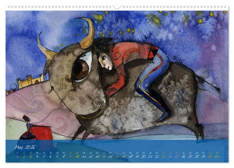 Produktbild: Im Wandel der Sterne (hochwertiger Premium Wandkalender 2026 DIN A2 quer), Kunstdruck in Hochglanz
