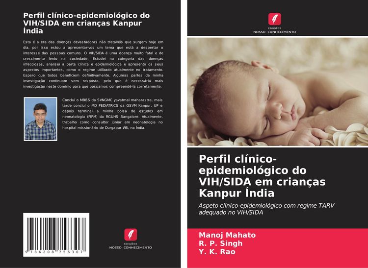 Produktbild: Perfil cl&iacute;nico-epidemiol&oacute;gico do VIH/SIDA em crian&ccedil;as Kanpur &Iacute;ndia
