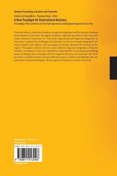 Produktbild: A New Paradigm for International Business