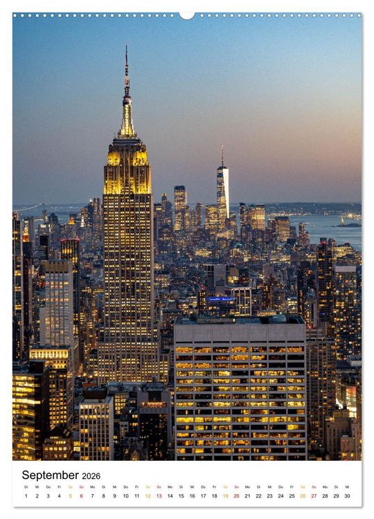 Produktbild: New York, Facetten einer Stadt (hochwertiger Premium Wandkalender 2026 DIN A2 hoch), Kunstdruck in Hochglanz