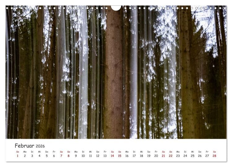 Produktbild: Abstrakte Naturerlebnisse - ICM (Intentional Camera Movement) Fotografie (Wandkalender 2026 DIN A3 quer), CALVENDO Monatskalender
