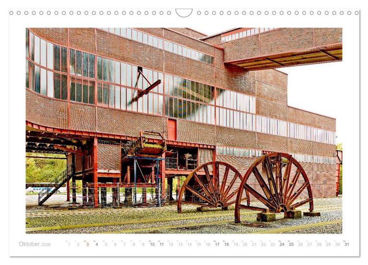 Produktbild: Zeche Zollverein. Weltkulturerbe. (Wandkalender 2026 DIN A3 quer), CALVENDO Monatskalender