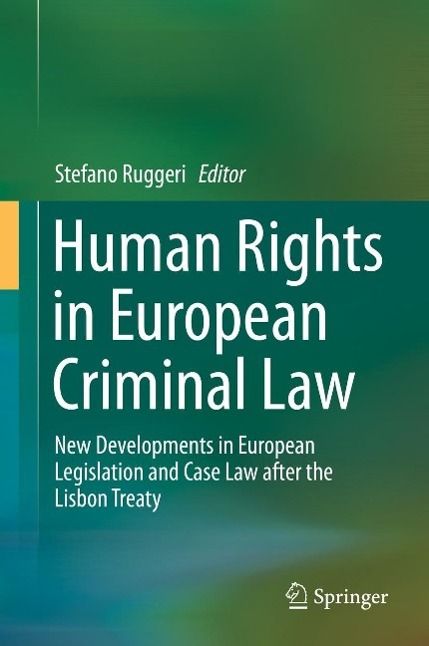 Produktbild: Human Rights in European Criminal Law