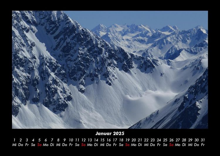 Produktbild: Bergige Welten 2025 Fotokalender DIN A3
