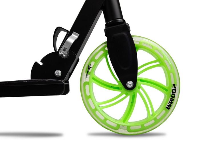 Produktbild: muuwmi Lights Aluminium Scooter GLOW 200 mm, mit Leuchtrollen und Glow-Effekt