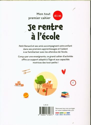 Produktbild: Mon tout premier cahier : je rentre &agrave; l'&eacute;cole : d&egrave;s 2 ans