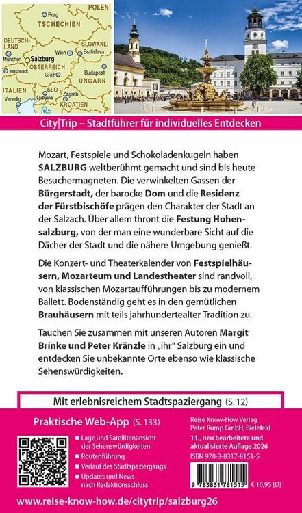 Produktbild: Reise Know-How CityTrip Salzburg