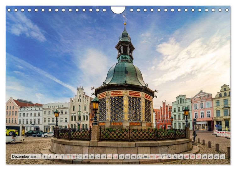 Produktbild: Wismar Impressionen (Wandkalender 2026 DIN A4 quer), CALVENDO Monatskalender