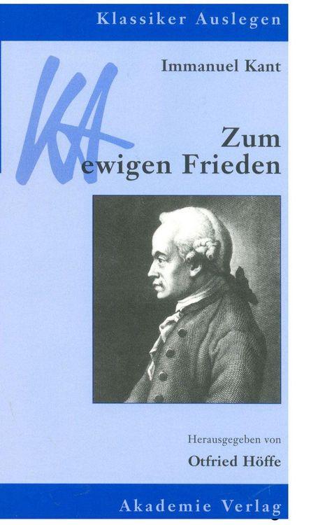 Produktbild: Immanuel Kant: Zum ewigen Frieden