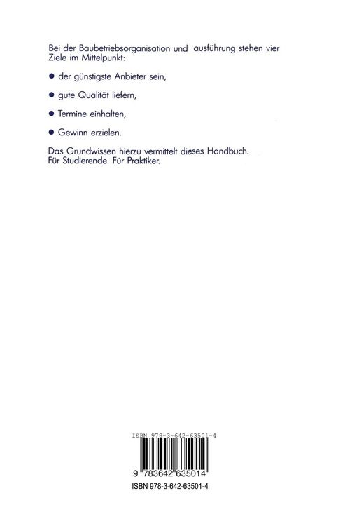 Produktbild: Handbuch Baubetrieb
