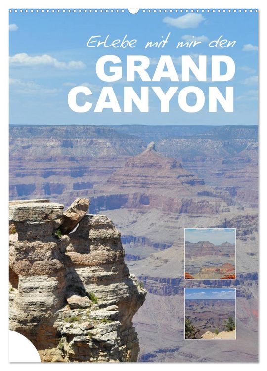 Produktbild: Erlebe mit mir den Grand Canyon (Wandkalender 2026 DIN A2 hoch), CALVENDO Monatskalender