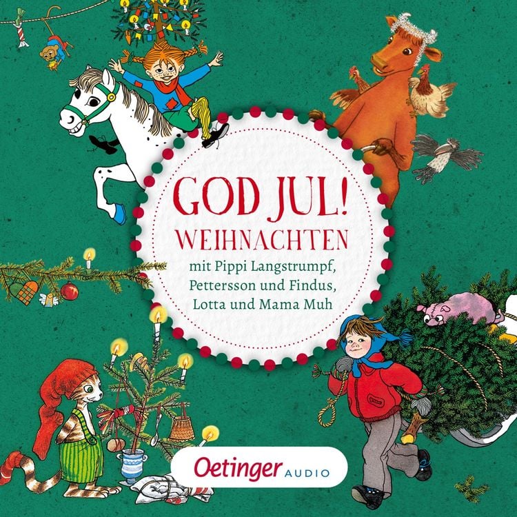 Produktbild: God Jul! Weihnachten mit Pippi, Pettersson, Lotta und Mama Muh