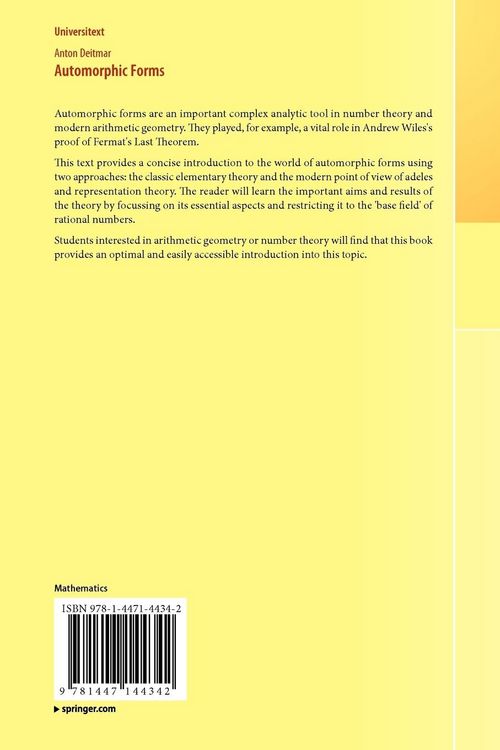 Produktbild: Automorphic Forms