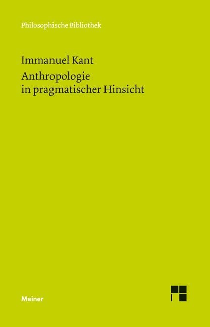 Produktbild: Anthropologie in pragmatischer Hinsicht