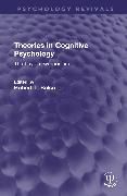Produktbild: Theories in Cognitive Psychology