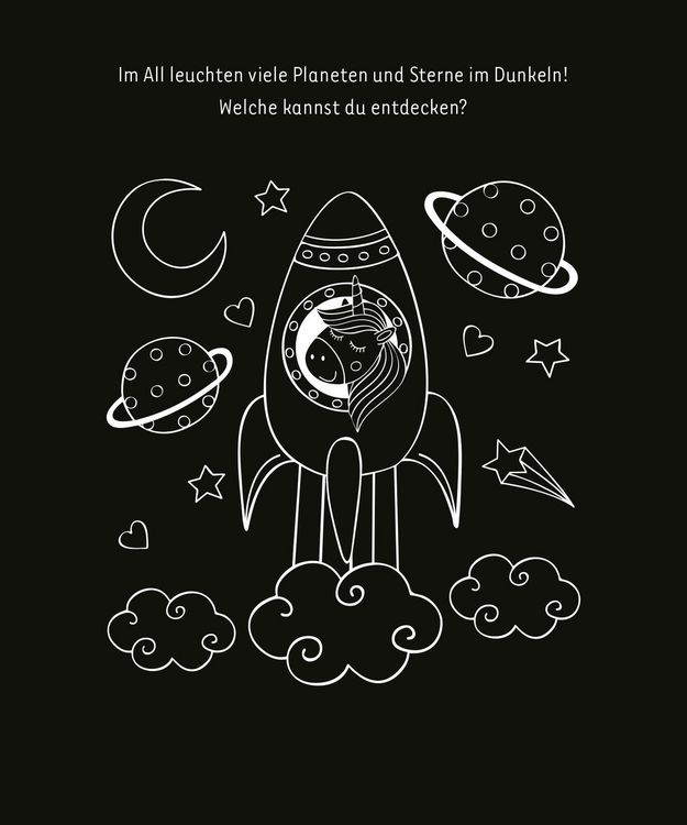 Produktbild: Mein leuchtendes Einhorn-Kritzkratz-Buch